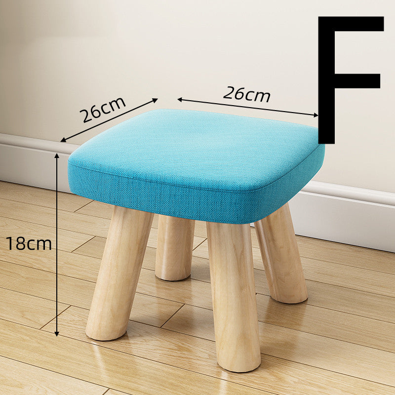 Multifunctional Fabric Coffee Table Stool