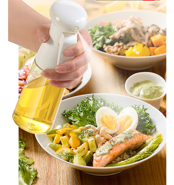 Press-on Cooking Oil BBQ Spray Bottle