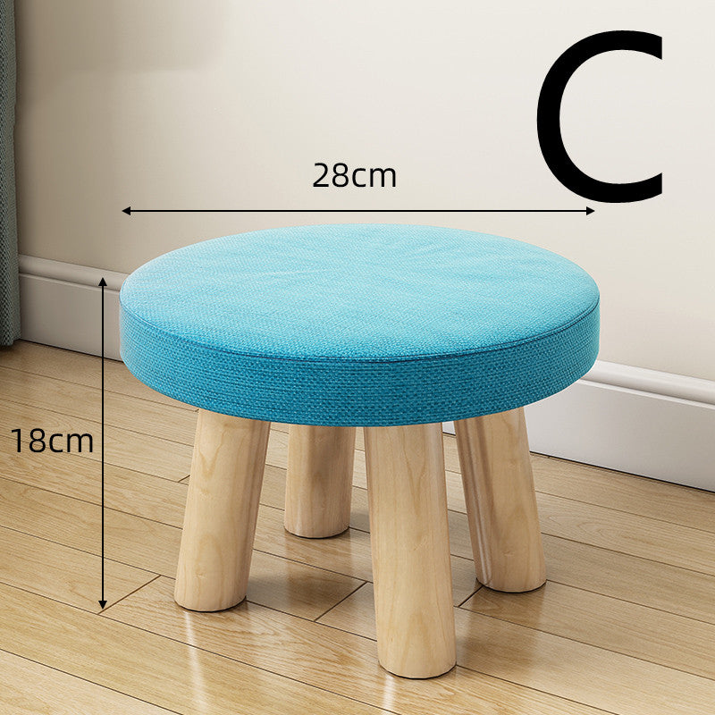 Multifunctional Fabric Coffee Table Stool