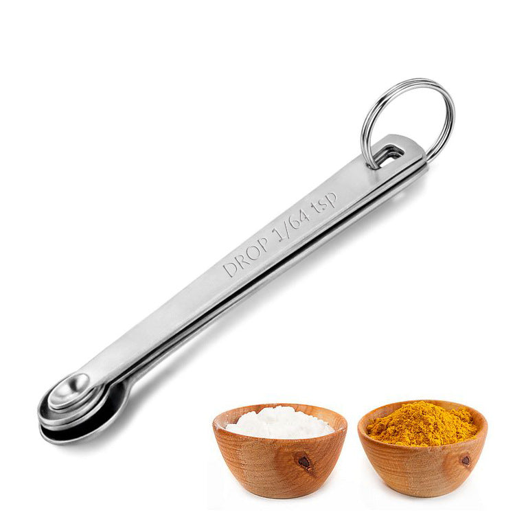 Baking Tools Stainless Steel Mini Measuring Spoons Set Of 5
